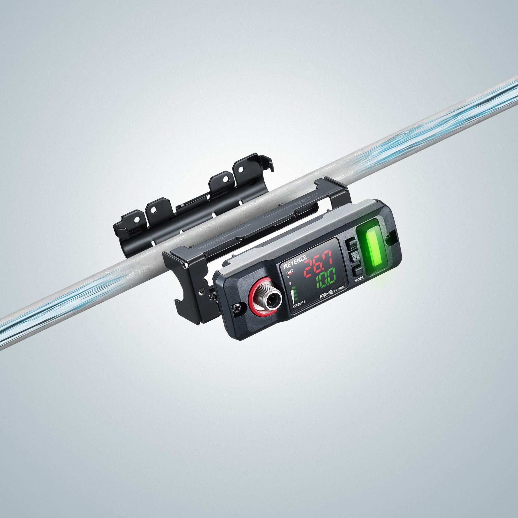 Metering Water Flow Without Cutting a Pipe: Keyence Clamp-On Flow Sensors